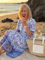 Nalani | Porcelain Midi Dress