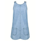 Saylor | Relaxed Denim-Look Dress